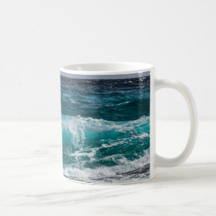 Vintage Wellenwellen Kaffeetasse