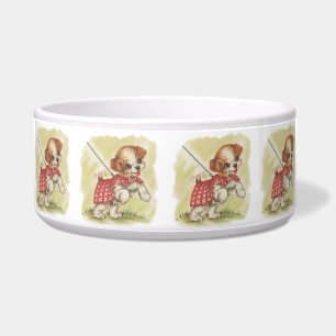 Vintage Welpe-Art-Welpe Napf