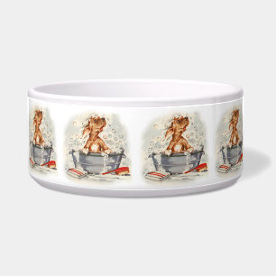 Vintage Welpenart Napf