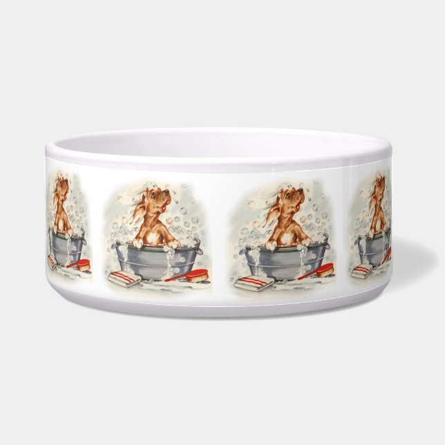 Vintage Welpenart Napf (Vorderseite)