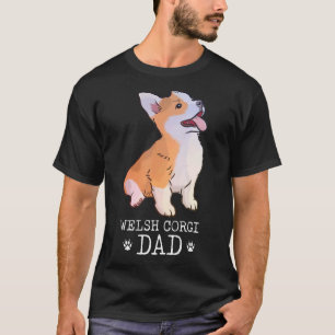 Vintage-Welsh-Corgi-Vatervater T-Shirt