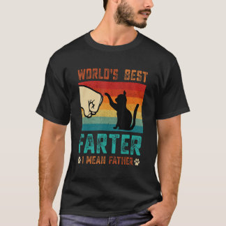Vintage Welt die beste Farter I Gemein Vater Vater T-Shirt