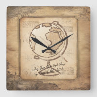 Vintage Welt. Geschenk für Geografie und Geschicht