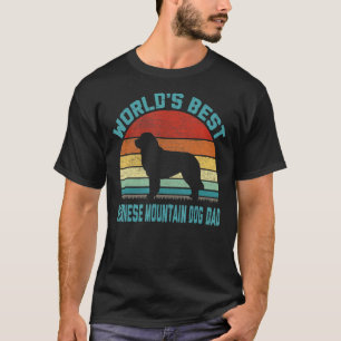 Vintage Weltbester Berner Sennenhund Vater T-Shirt