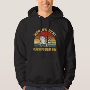 Vintage Welten beste Bartete Dragon Mama Hoodie