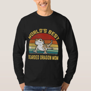 Vintage Welten beste Bartete Dragon Mama T-Shirt