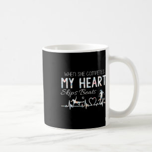 Vintage Wenn sie antritt, macht mein Herz Sprünge Kaffeetasse