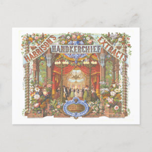 Vintage-Werbe-Handtuch-Extrakte Postkarte