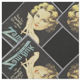 Vintage Werbecreme Blond Hair Stoff