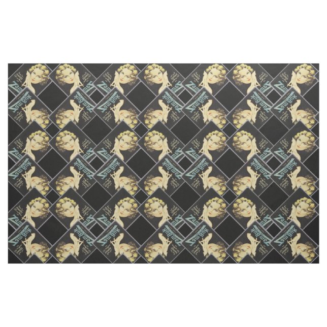 Vintage Werbecreme Blond Hair Stoff (Fat Quarter (45,7 x 55,9 cm))