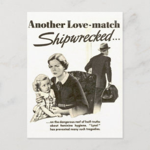 Vintage-Werbegrafik-Postkarte Postkarte