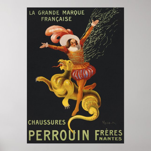Vintage-Werbeplakat Poster (Vorne)