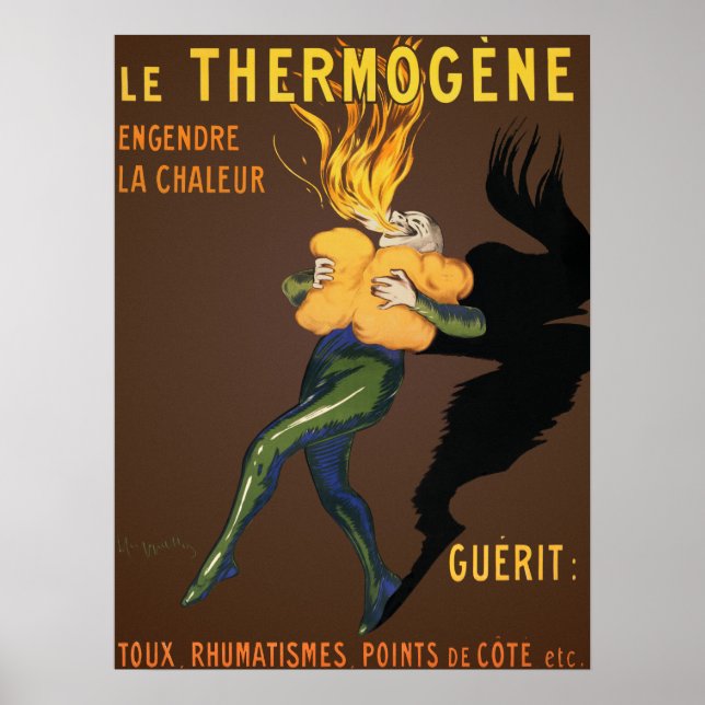 Vintage-Werbeplakat Poster (Vorne)