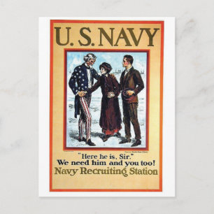Vintage-Werbeplakat-Postkarte Postkarte