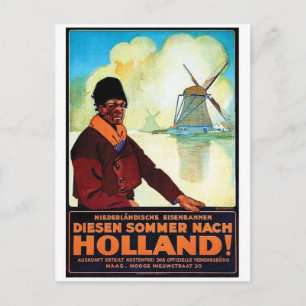 Vintage-Werbeplakat-Postkarte Postkarte