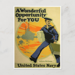 Vintage-Werbeplakat-Postkarte Postkarte