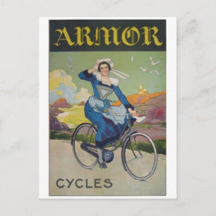 Vintage-Werbeplakat-Postkarte Postkarte