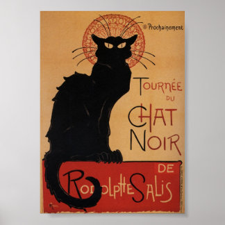 Vintage-Werbeplakat Tournee du chat noir Poster