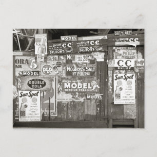 Vintage Werbung, 1938 Postkarte