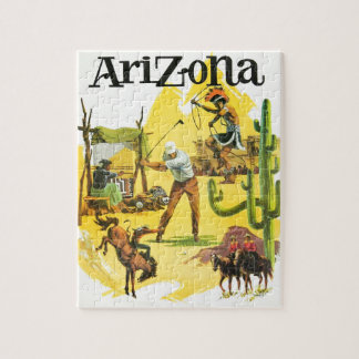 Vintage Werbung Arizonas Puzzle