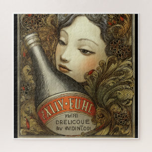 VINTAGE-WERBUNG AUS BUXEMBOURG. PUZZLE