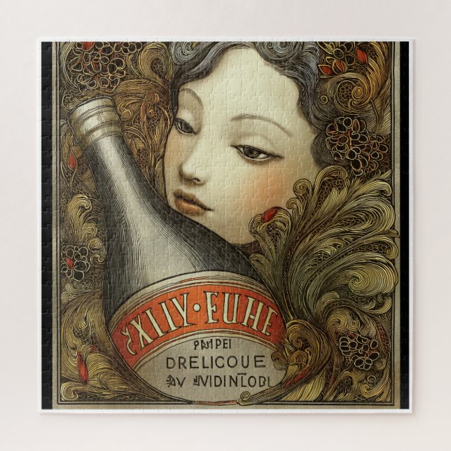 VINTAGE-WERBUNG AUS BUXEMBOURG. PUZZLE (Vertikal)