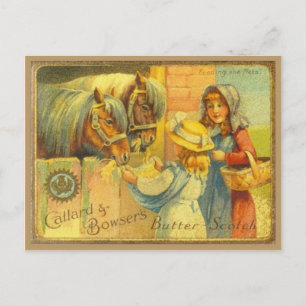 Vintage Werbung, Callard und Bowser Butterscot Postkarte