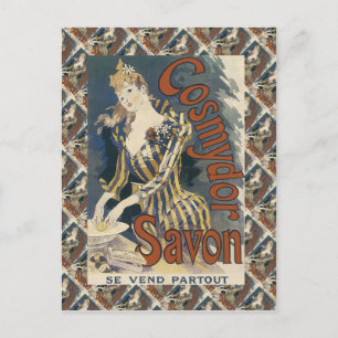 Vintage Werbung, Cosmydor Savon Postkarte
