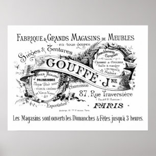 Vintage Werbung des europäischen Herstellers Poster