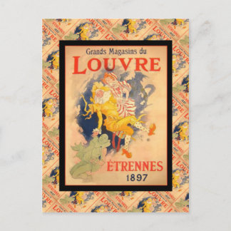 Vintage-Werbung, Frankreich, Etrennes 1897 Postkarte