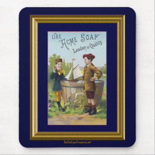 Vintage-Werbung für Acme Soap Mousepad