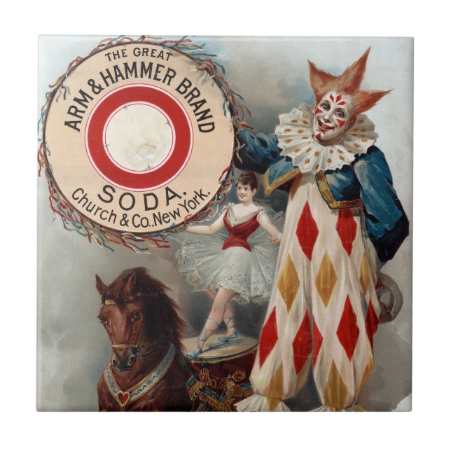 Vintage Werbung für arm & hammer Soda Fliese (Vorderseite)