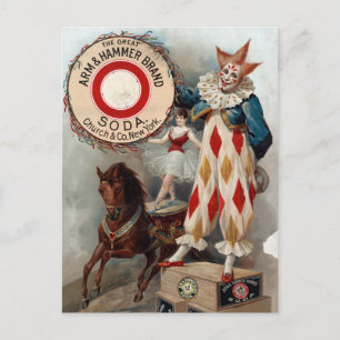 Vintage Werbung für arm & hammer Soda Postkarte