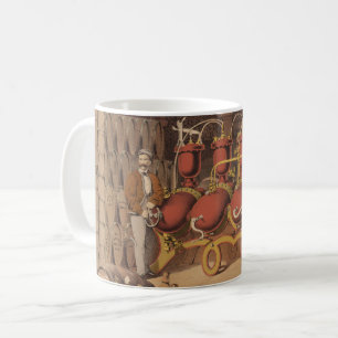 Vintage Werbung für Belfast Ginger Ale. Kaffeetasse