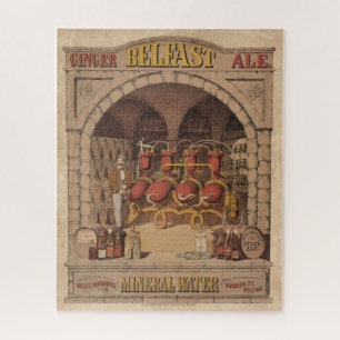 Vintage Werbung für Belfast Ginger Ale. Puzzle