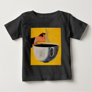 Vintage-Werbung für Kaffee Baby T-shirt