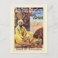 Vintage Werbung für Orientteppiche in Paris