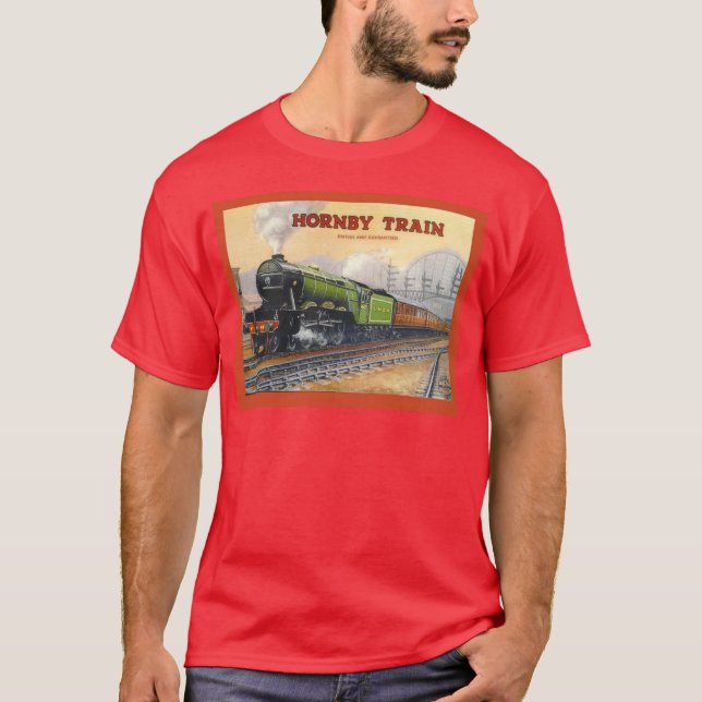 Vintage Werbung, Hornby Zug-Sets T-Shirt (Vorderseite)