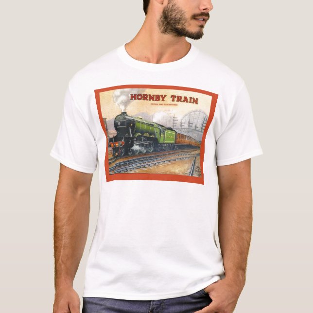 Vintage Werbung, Hornby Zug-Sets T-Shirt (Vorderseite)