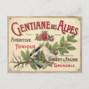 Vintage Werbung Postkarte