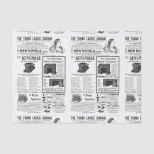 Vintage Werbung Seidenpapier