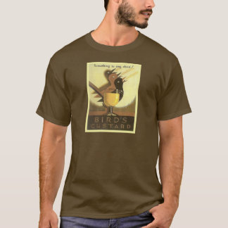 Vintage Werbung, Vogel-Vanillepudding T-Shirt