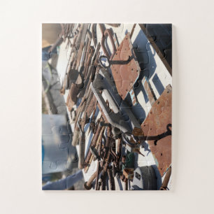 Vintage-Werkzeugdisplay Noto Marktszene Puzzle