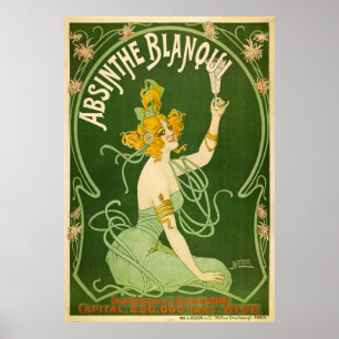 Vintage Wermut Blanqui Anzeige Poster