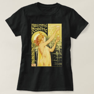 Vintage Wermut-Plakat-Kunst T-Shirt