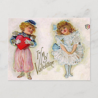 Vintage Werte Feiertagspostkarte