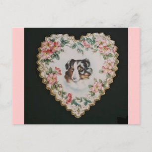 Vintage Werte Feiertagspostkarte