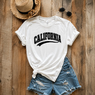 Vintage West Coast Damen Grafik T-Shirt