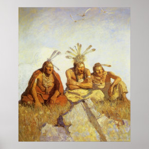 Vintage West, Guardians Krieg oder Frieden von NC Poster