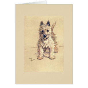 Vintage - West Highland White Terrier,